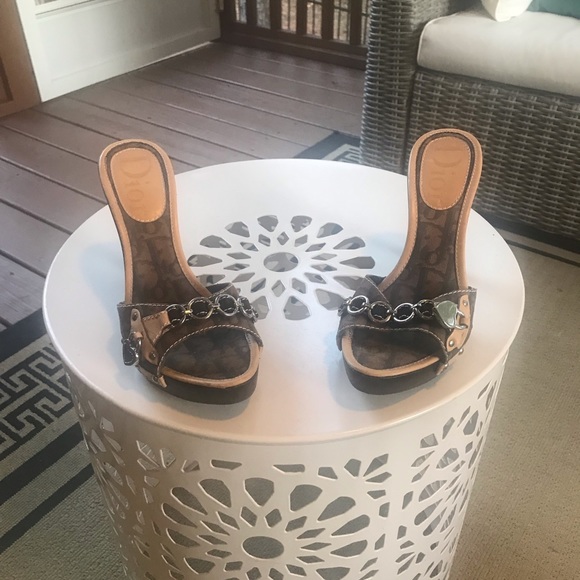 Christian Dior Slide in Healed Sandals - Picture 8 of 8